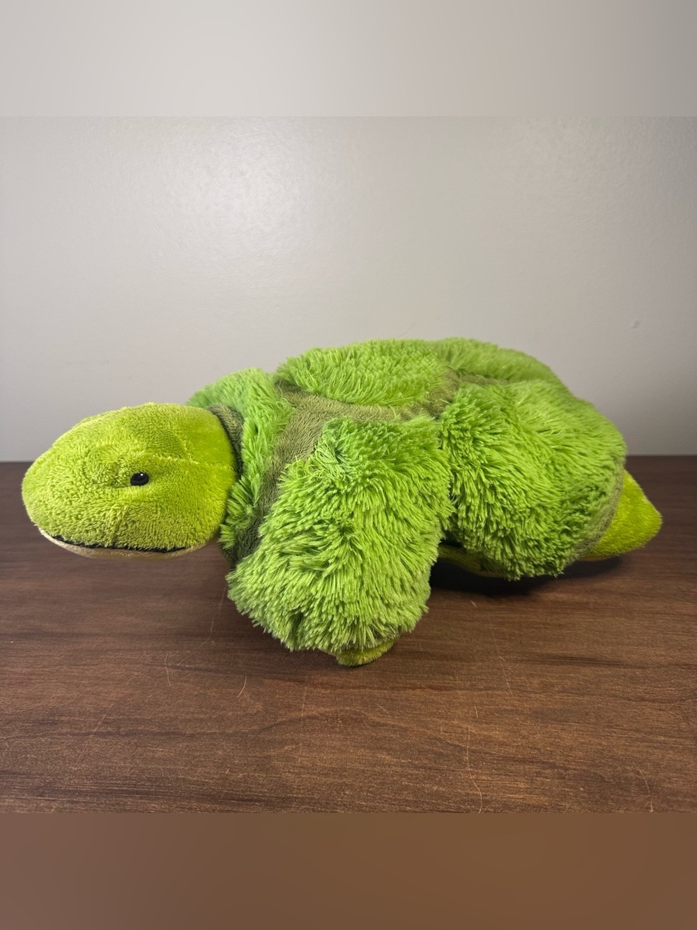 Pillow Pets PeeWee 11" Turtle Plush 2010 Y2K Plush Green